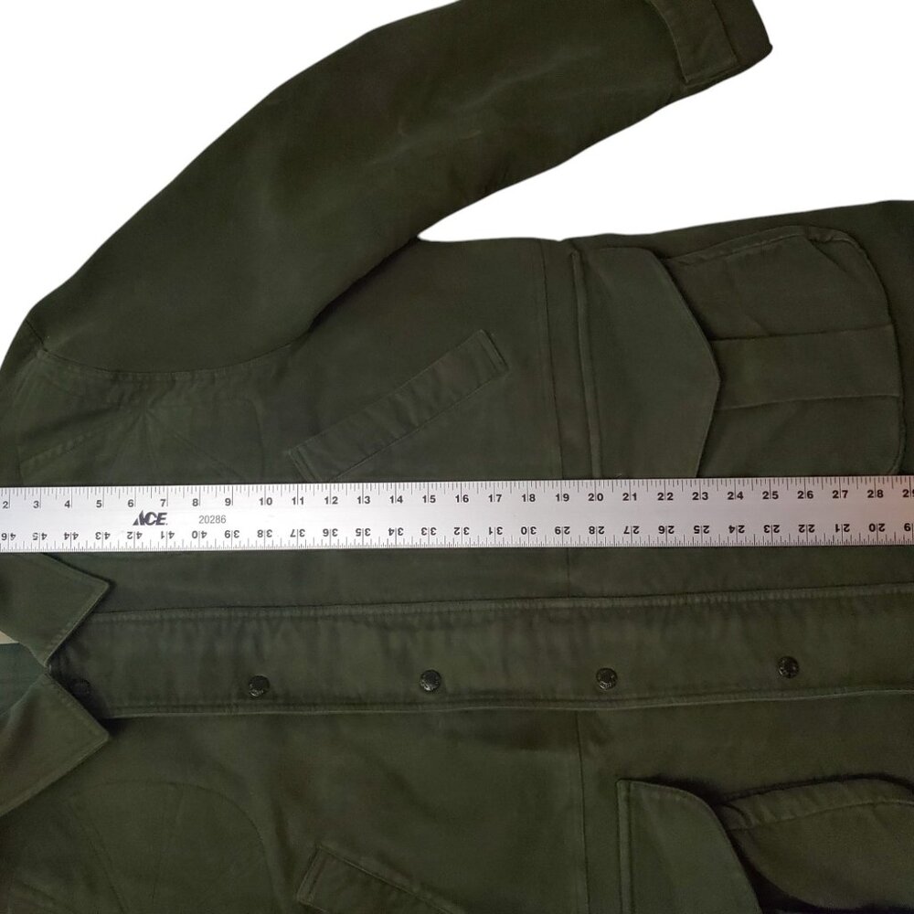 C C Filson Green Large Field Flannel Lined *Damag… - image 8